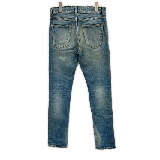 SAINT LAURENT PARIS Light Blue Skinny Jeans Size 26