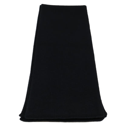 VALENTINO VLTN Black Wool Silk Scarf