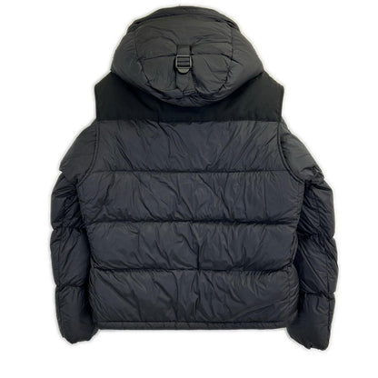 BURBERRY Lockwell 2-Way Hooded Down Jacket Black Size XL/TG