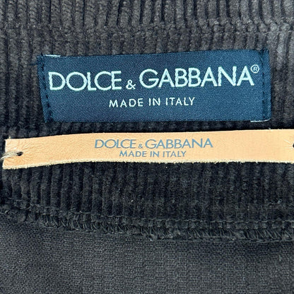 DOLCE&GABBANA Brown Corduroy Jacket Size 50