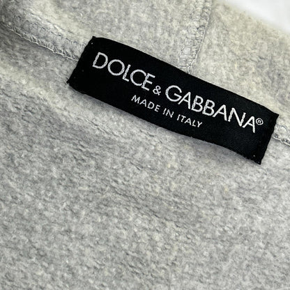 DOLCE&GABBANA Detachable Hooded Jacket Black/Gray Size 50