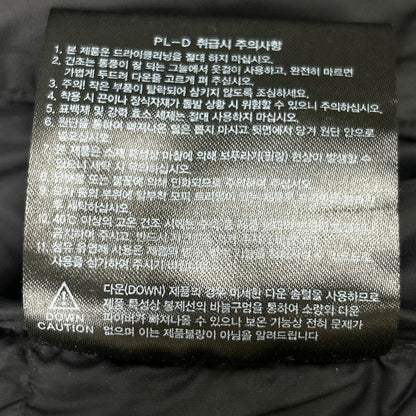 THE NORTH FACE NJ1DQ55A Black Eco Nylon Down Coat Size L/100