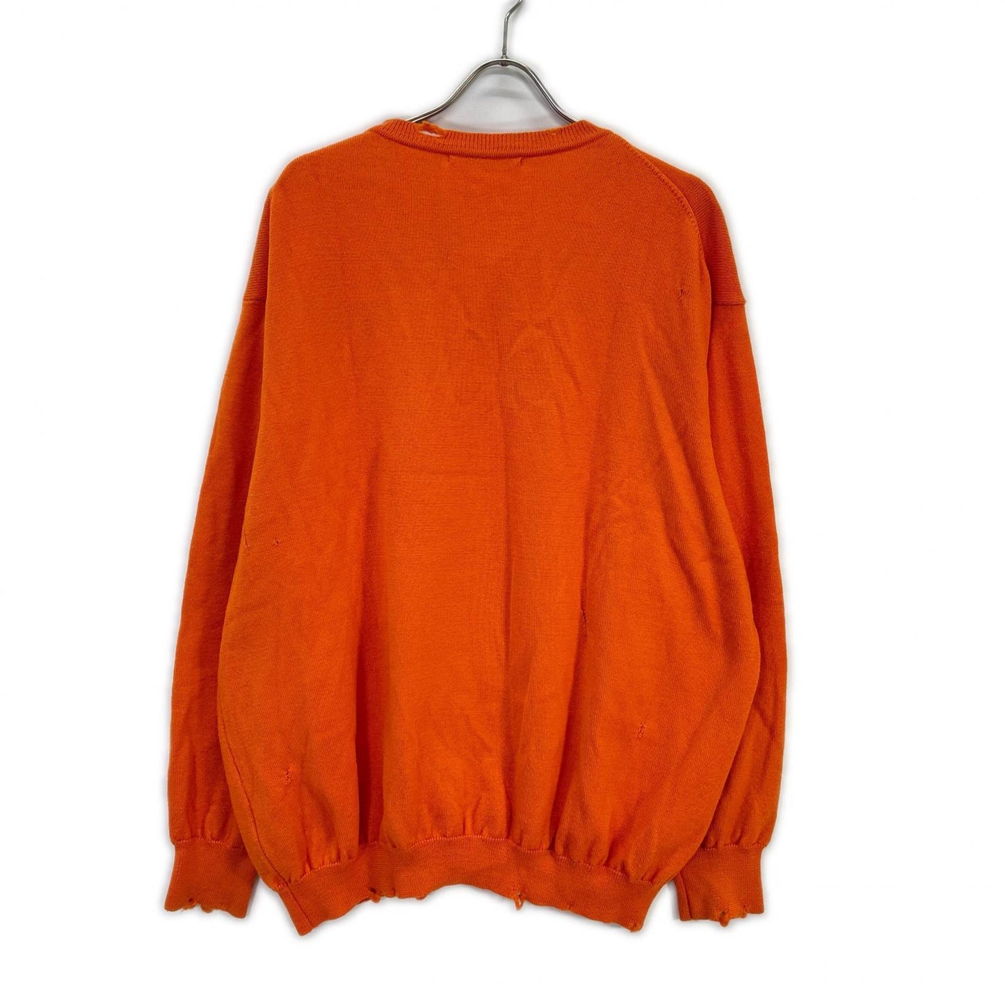 mill Orange Crash Henley Neck Sweater Size 2