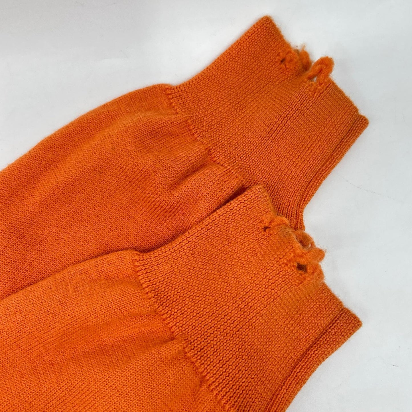 mill Orange Crash Henley Neck Sweater Size 2