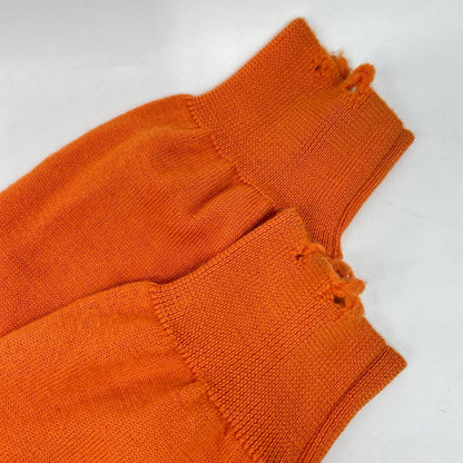 mill Orange Crash Henley Neck Sweater Size 2