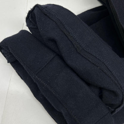 MAUVE Black Wool Suit Set Up Jacket Size 46/48