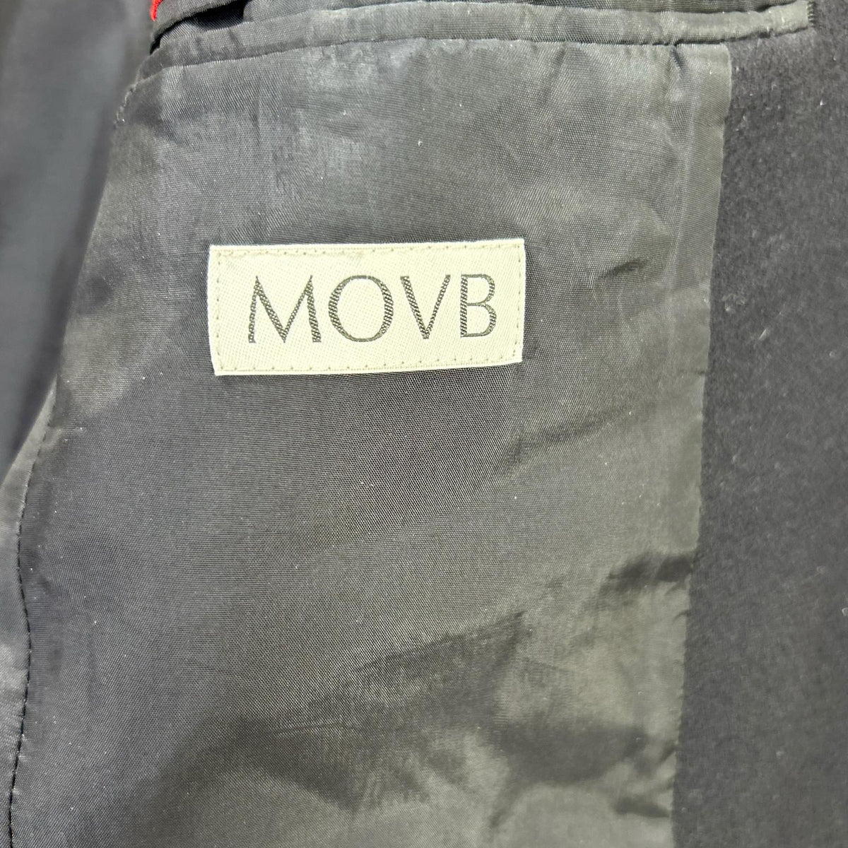 MAUVE Black Wool Suit Set Up Jacket Size 46/48
