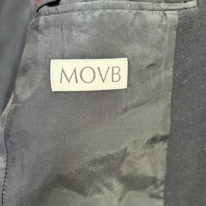 MAUVE Black Wool Suit Set Up Jacket Size 46/48