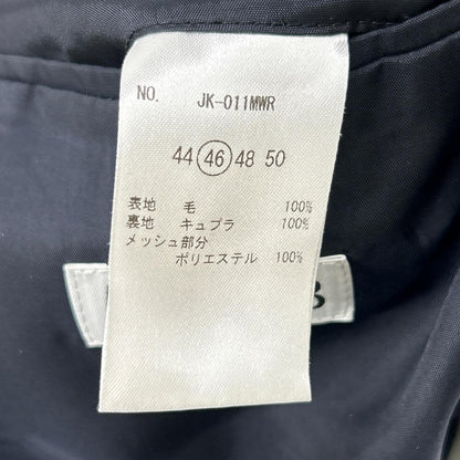 MAUVE Black Wool Suit Set Up Jacket Size 46/48