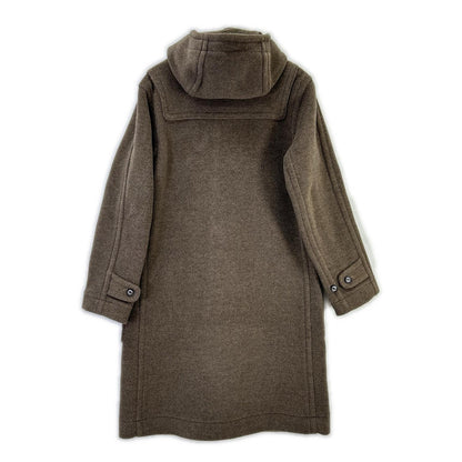 INVERTERE Joshua Ellis Wool Long Duffle Coat Brown Size 36