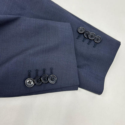 LARDINI JI801AQ 3B Tailored 100% Wool Blazer Navy Size 44