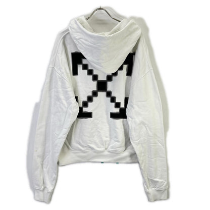 OFF-WHITE 19AW Scaffolding Over Hoodie White Size L
