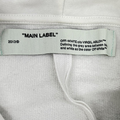 OFF-WHITE 19AW Scaffolding Over Hoodie White Size L