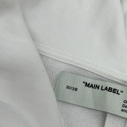 OFF-WHITE 19AW Scaffolding Over Hoodie White Size L