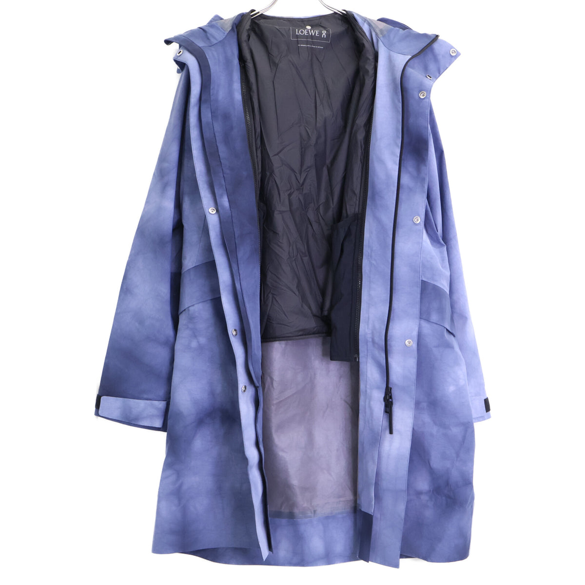 LOEWE Ultra Parka ON Technical Shell Coat Blue Size S