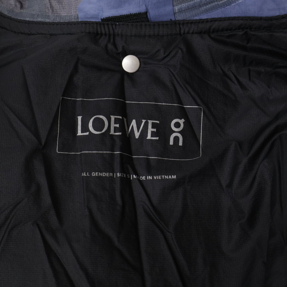 LOEWE Ultra Parka ON Technical Shell Coat Blue Size S