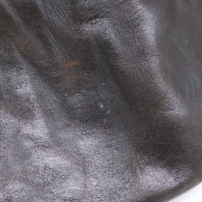 AERO LEATHER Black Board Racer Horsehide Jacket Size 36
