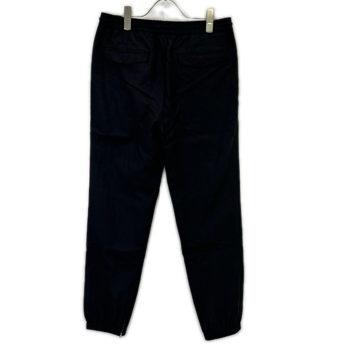 DIOR Black Wool Tailored Track Pants Sweatpants Size 44