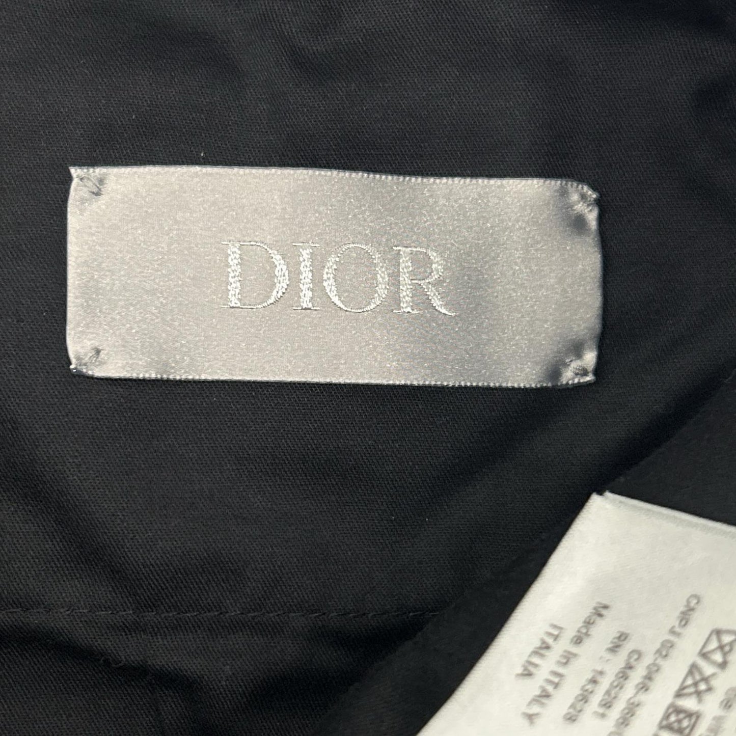 DIOR Black Wool Tailored Track Pants Sweatpants Size 44