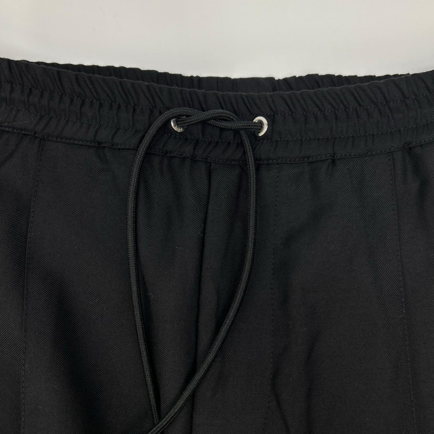 DIOR Black Wool Tailored Track Pants Sweatpants Size 44