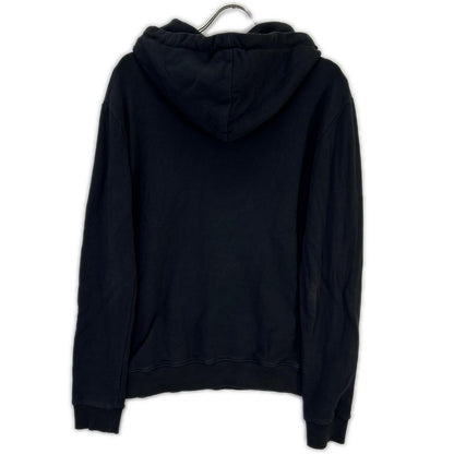 SAINT LAURENT PARIS 17 Black Logo Hoodie Size XS