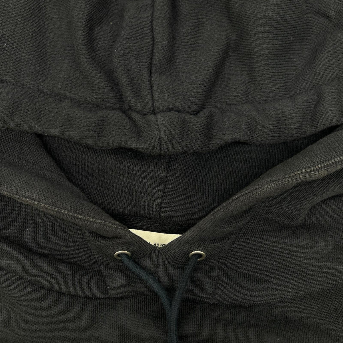 SAINT LAURENT PARIS 17 Black Logo Hoodie Size XS