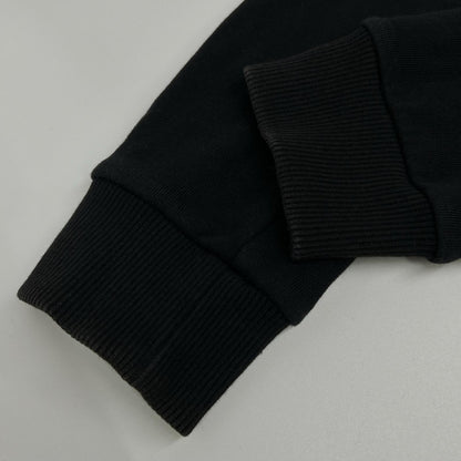 SAINT LAURENT PARIS 17 Black Logo Hoodie Size XS