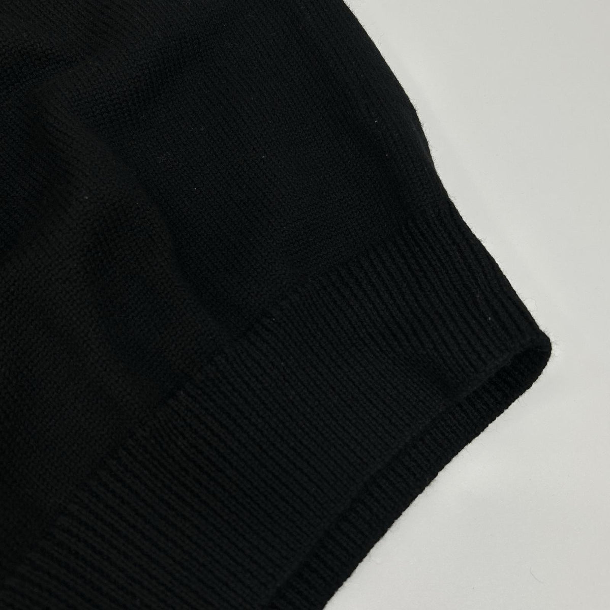 GIVENCHY Black Wool Logo Knit Sweater Size XS
