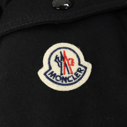 MONCLER MONTGENEVRE Wool Hooded Down Jacket Black Size 1