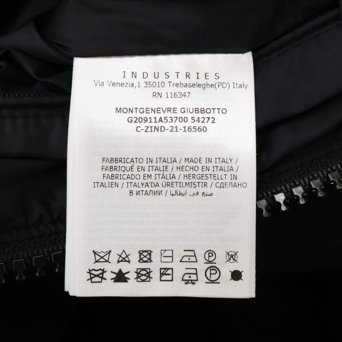 MONCLER MONTGENEVRE Wool Hooded Down Jacket Black Size 1