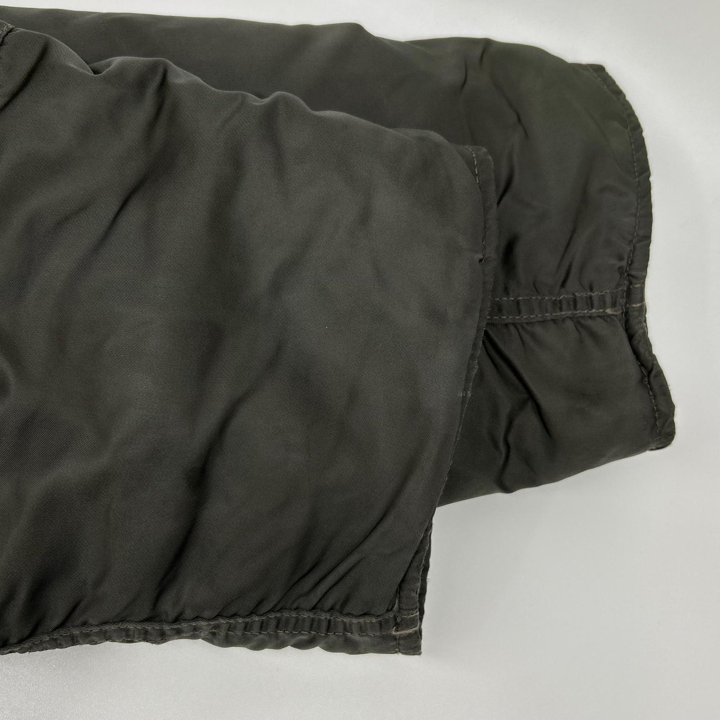 ALPHA INDUSTRIES N-3B Nylon Flight Jacket Khaki Size M
