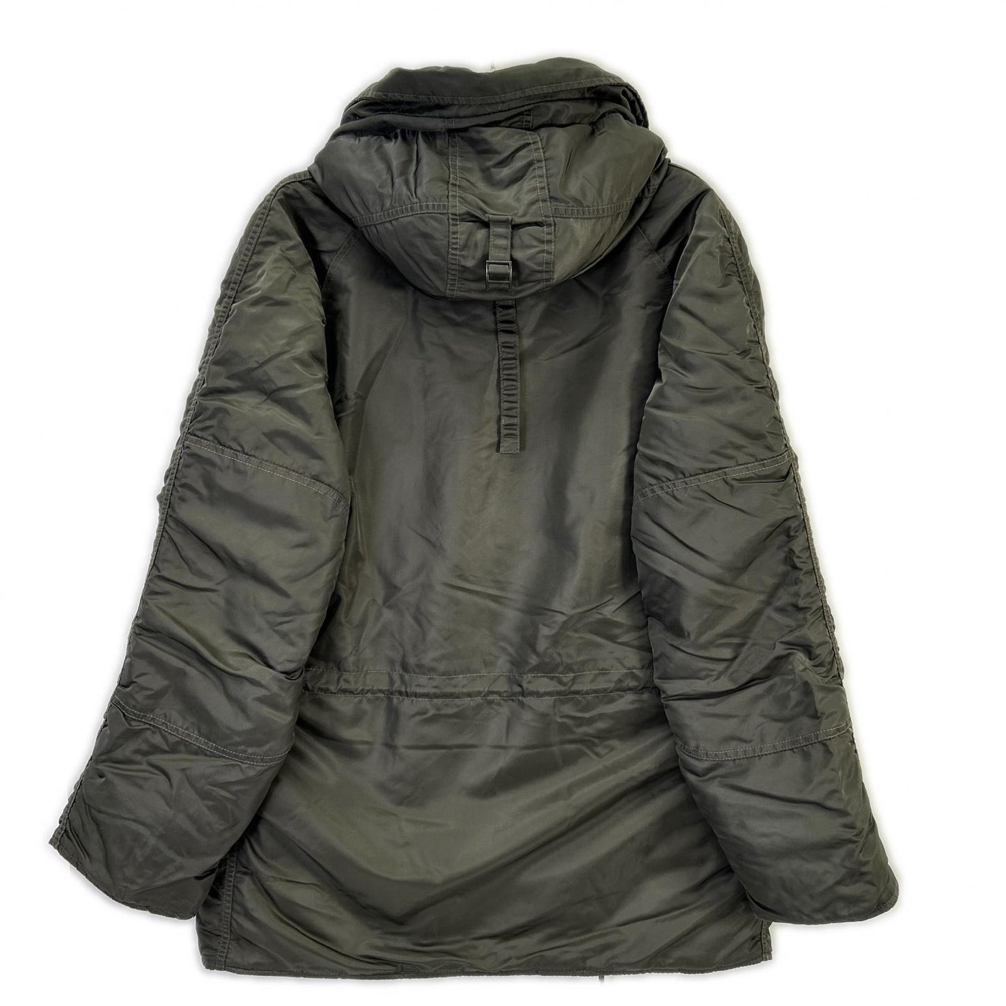 ALPHA INDUSTRIES N-3B Nylon Flight Jacket Khaki Size M