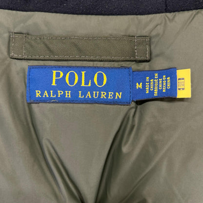 POLO RALPH LAUREN Fur-Trimmed Down Jacket Khaki Size M