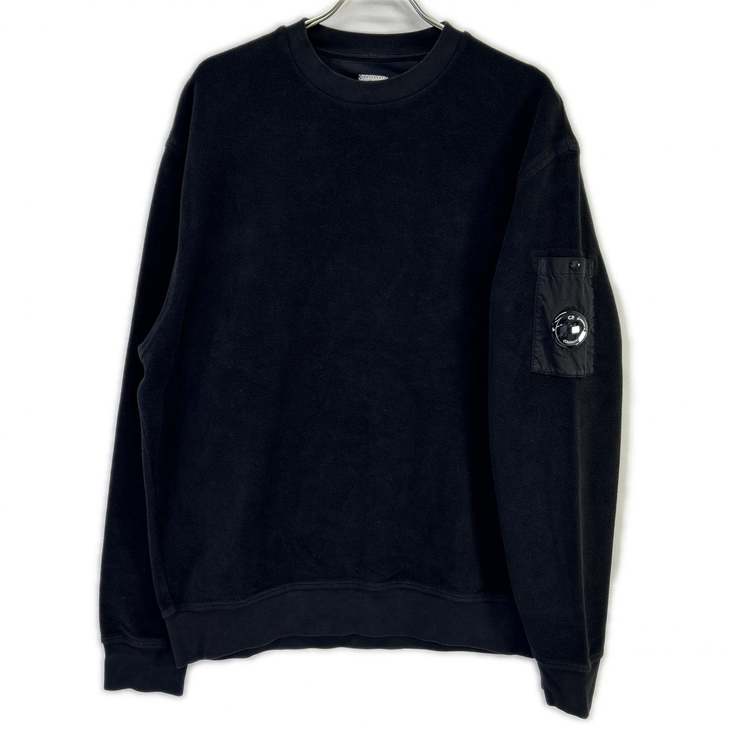 C.P.COMPANY FW25 Brushed Fleece Sweatshirt Black