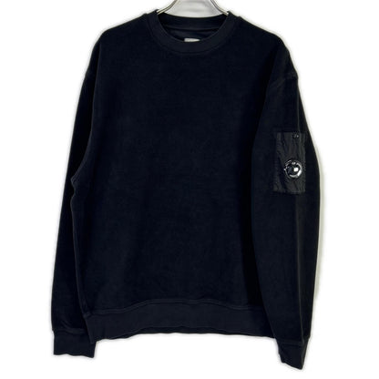 C.P.COMPANY FW25 Brushed Fleece Sweatshirt Black
