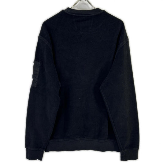 C.P.COMPANY FW25 Brushed Fleece Sweatshirt Black