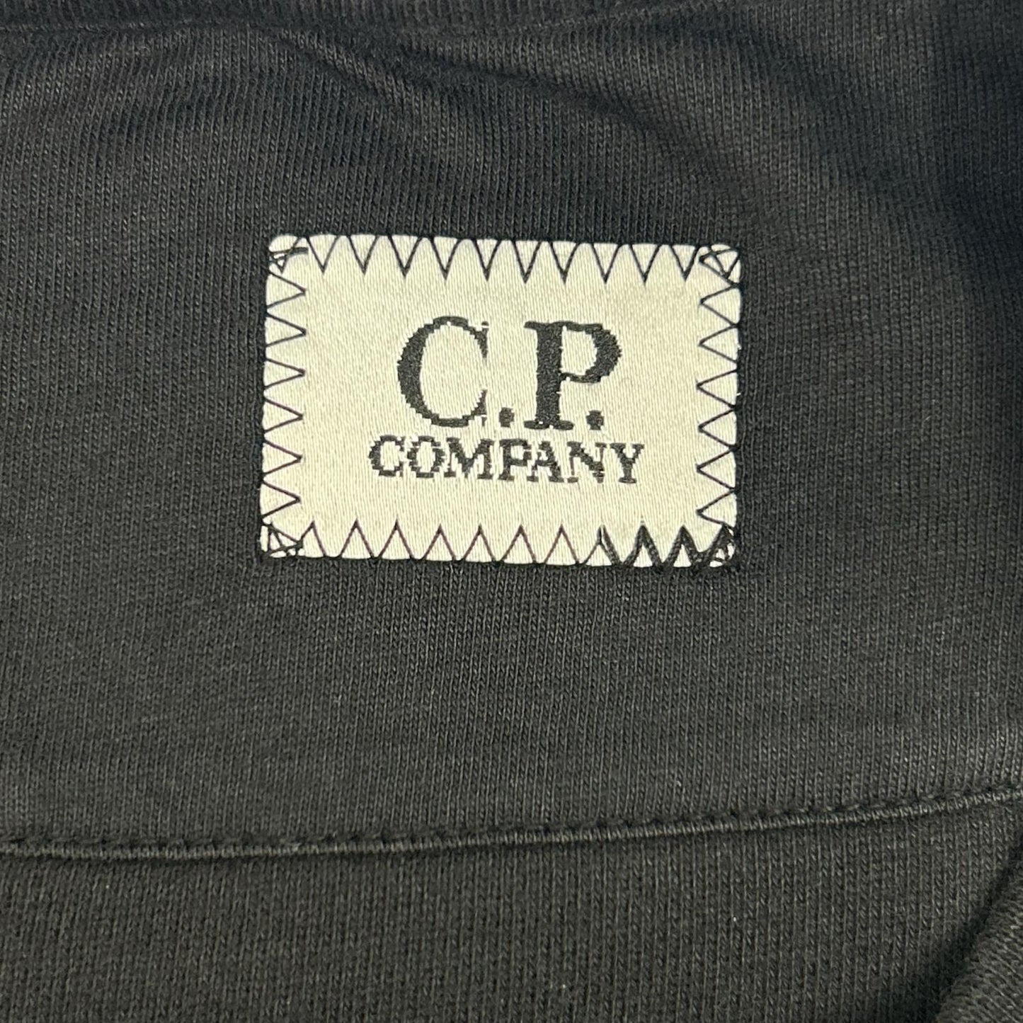 C.P.COMPANY FW25 Brushed Fleece Sweatshirt Black