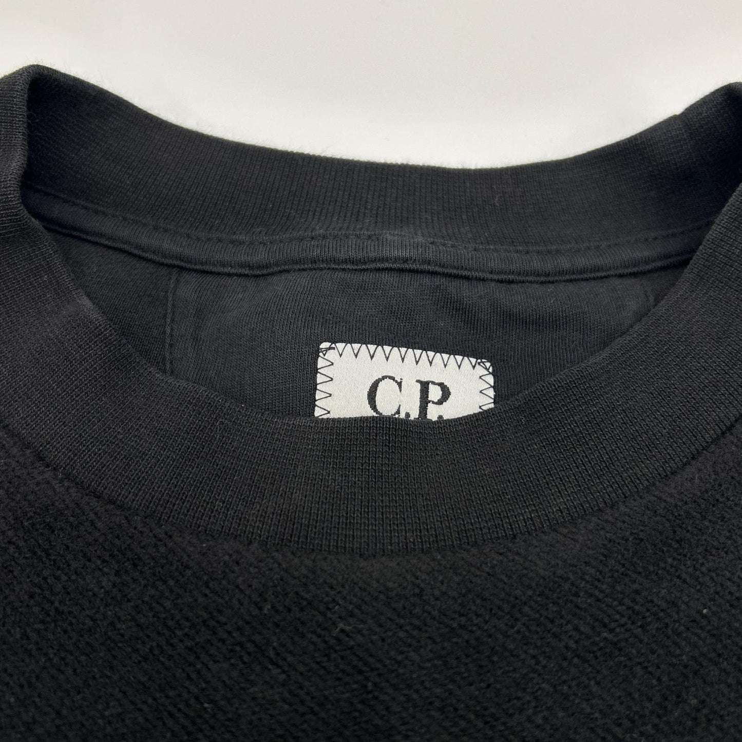 C.P.COMPANY FW25 Brushed Fleece Sweatshirt Black
