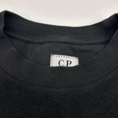 C.P.COMPANY FW25 Brushed Fleece Sweatshirt Black