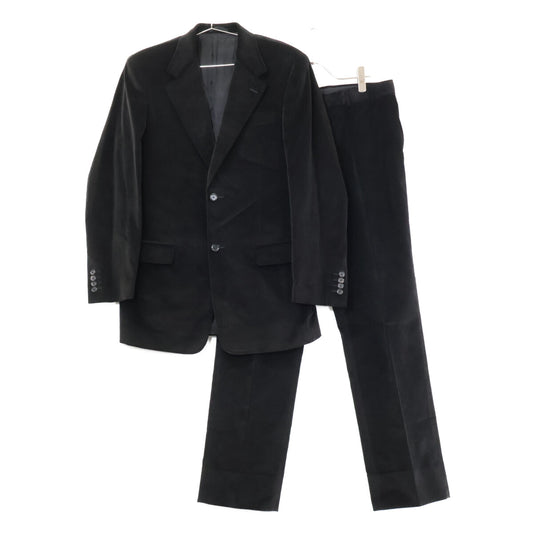 LOUIS VUITTON Velour 2B Single Breasted Suit Black