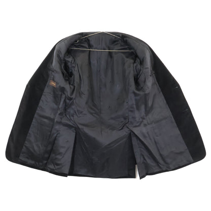 LOUIS VUITTON Velour 2B Single Breasted Suit Black