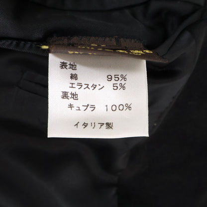 LOUIS VUITTON Velour 2B Single Breasted Suit Black
