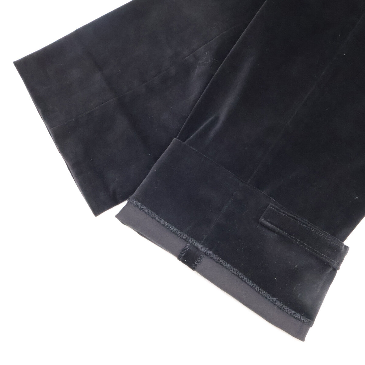 LOUIS VUITTON Velour 2B Single Breasted Suit Black