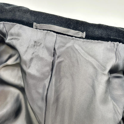 JILSANDER Black Velour Tailor Made 3B Blazer Size 44
