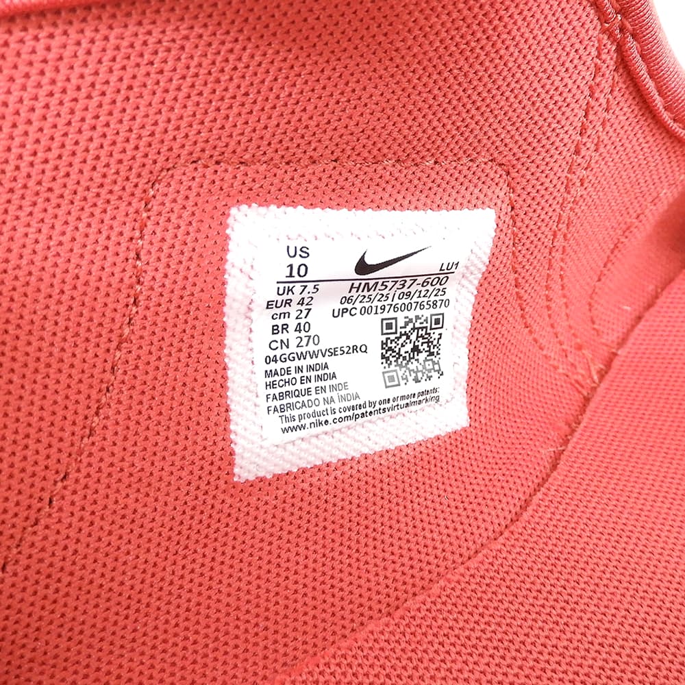 NIKE Air Rift Sneakers Fire Red Leather Size 10(US)