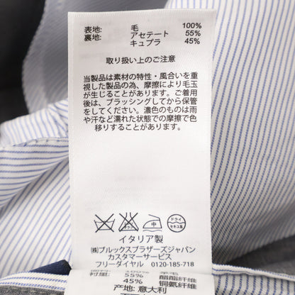 Brooks Brothers Wool 2B Tailored Jacket Gray Size 46