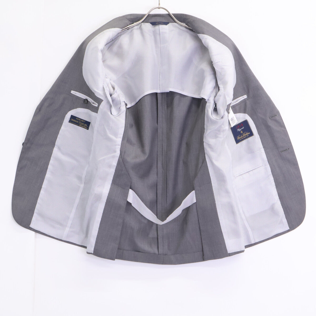 Brooks Brothers Wool 2B Tailored Jacket Gray Size 46