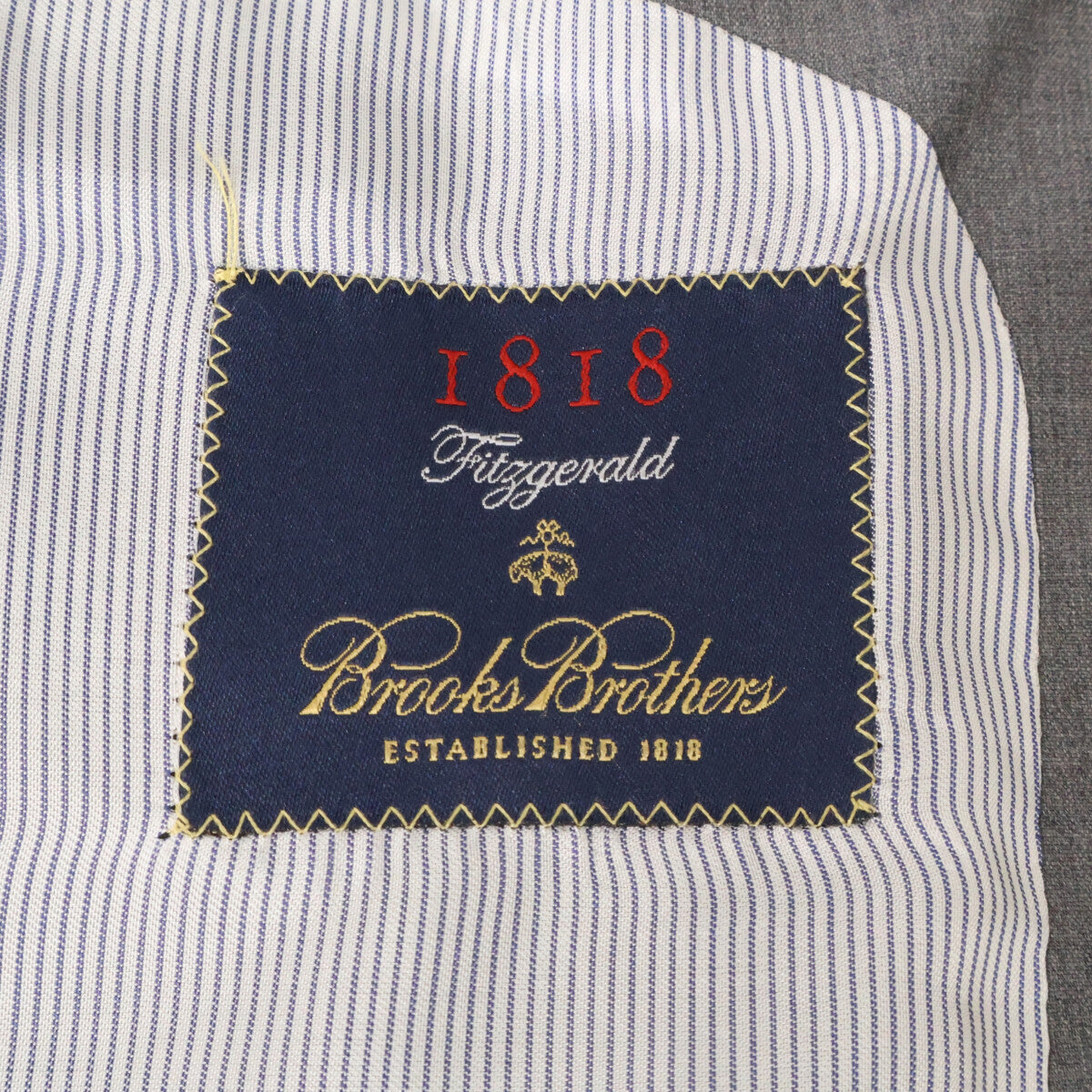 Brooks Brothers Wool 2B Tailored Jacket Gray Size 46