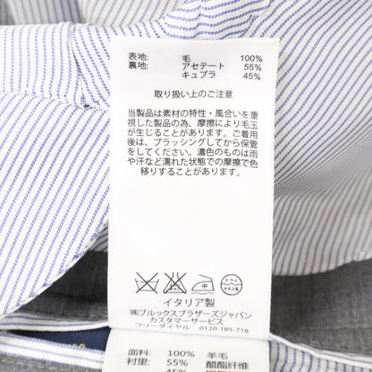 Brooks Brothers Wool 2B Tailored Jacket Gray Size 46