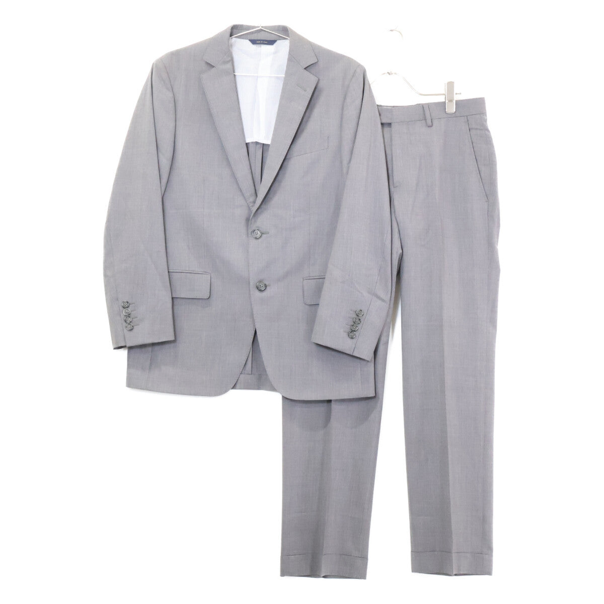 Brooks Brothers Wool 2B Single Suit Gray Size 46